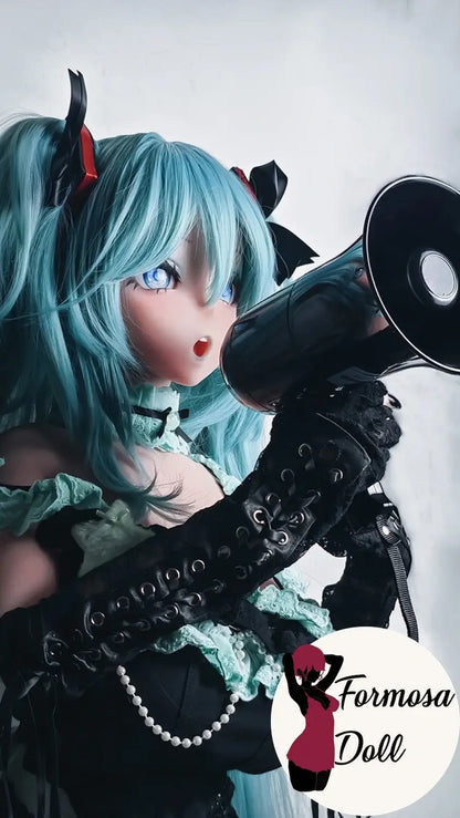 Bambola del sesso Miku Virtual Singer - Stile Diva 148 cm (4 piedi e 85 cm) in silicone di alta qualità