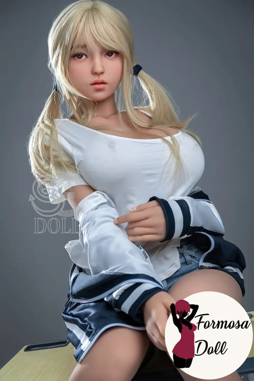 Melody 157 cm (5 piedi e 1 pollice) - Bambola giapponese bionda in STPE - MAGAZZINO USA 