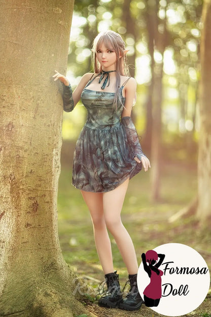 Aggie – Sex doll ibrida testa in silicone + corpo TPE ispirata agli elfi – 163 cm