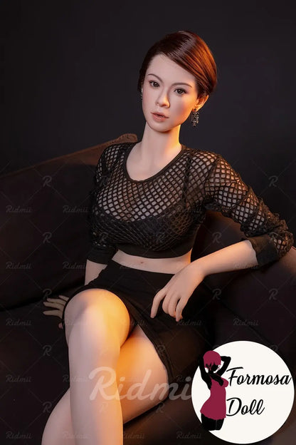 Aidra – Bambola sessuale ibrida testa in silicone + corpo TPE realistico – 158 cm