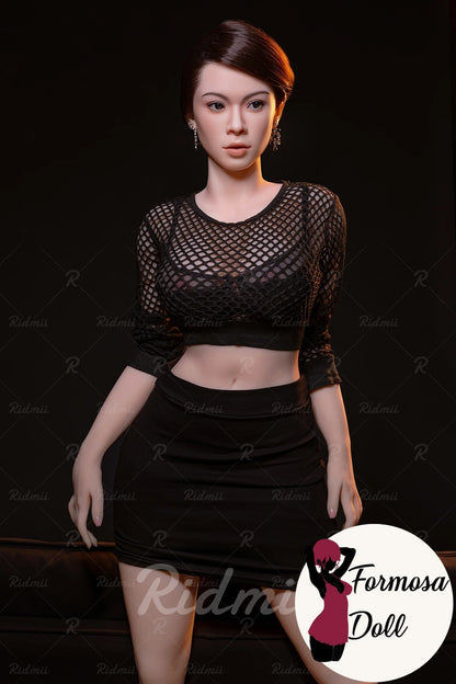Aidra – Bambola sessuale ibrida testa in silicone + corpo TPE realistico – 158 cm
