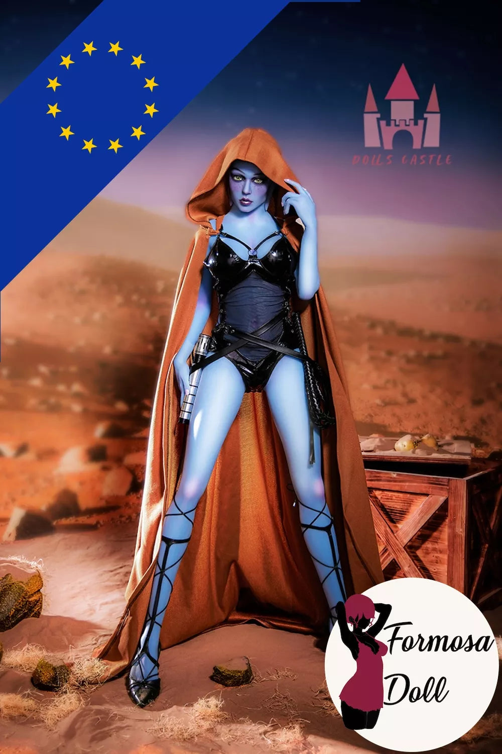 Ailen E A1 – Bambola sessuale fantasy in TPE, Blue Jedi 156 cm · Magazzino UE