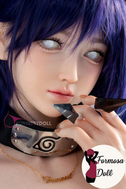 Amy 159 cm (5ft2) - Hinata Hyuga Cosplay Sex Doll in Silicone