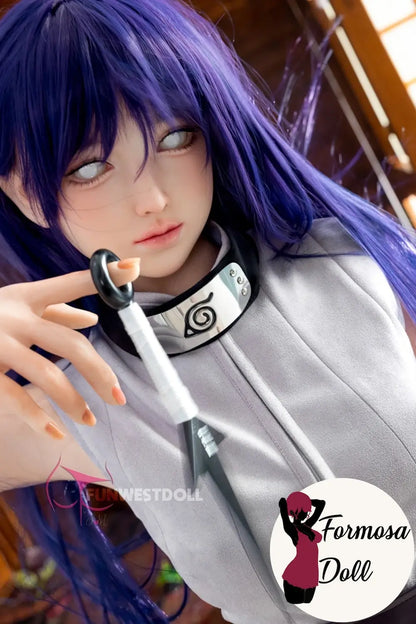 Amy 159 cm (5ft2) - Hinata Hyuga Cosplay Sex Doll in Silicone