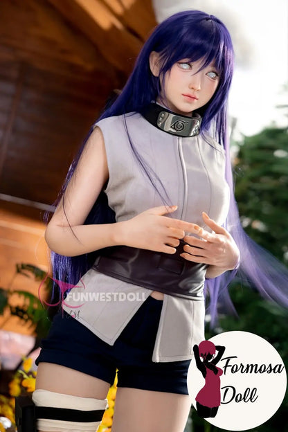 Amy 159 cm (5ft2) - Hinata Hyuga Cosplay Sex Doll in Silicone