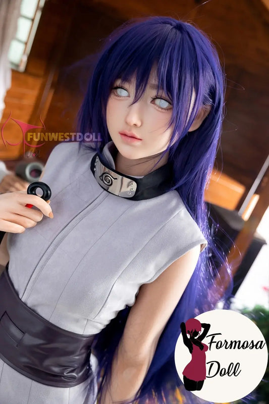 Amy 159 cm (5ft2) - Hinata Hyuga Cosplay Sex Doll in Silicone