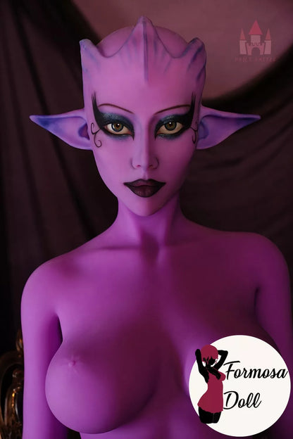 Anastasia E A5 – Poupée réaliste fantasy en TPE, extraterrestre 170 cm · Stock UE