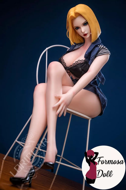 Android 18 mini sex doll 73 cm en silicone, figurine hentai cosplay
