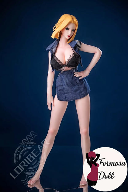 Android 18 mini sex doll 73 cm en silicone, figurine hentai cosplay