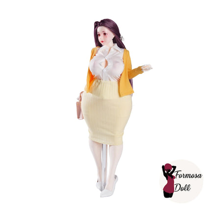 Aunt Niimi 3.0 – Mini Hentai Sex Doll in Silicone – 64cm (25.2inch)