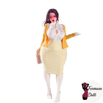 Aunt Niimi 3.0 – Mini Hentai Sex Doll in Silicone – 64cm (25.2inch)