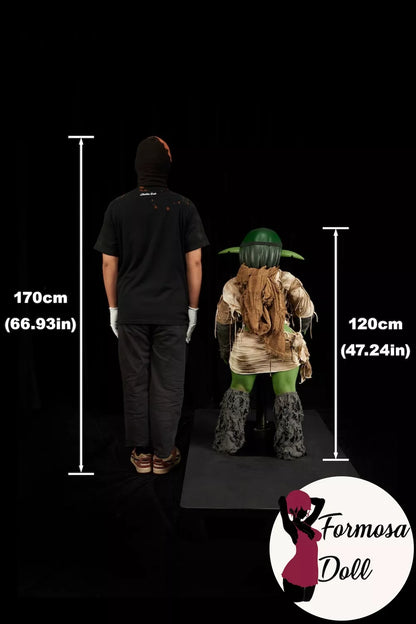 Barza Goblin Sex Doll in Silicone with Muscular Body - 120cm