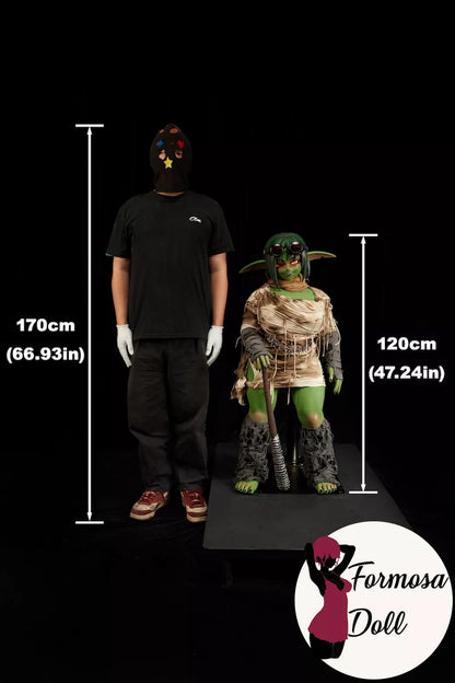 Barza Goblin Sex Doll in Silicone with Muscular Body - 120cm