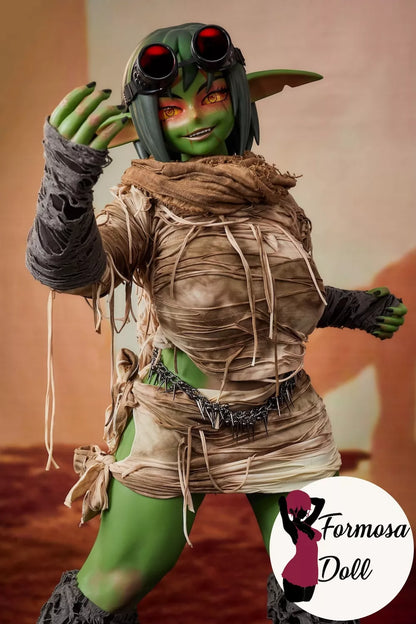 Barza Goblin Sex Doll in Silicone with Muscular Body - 120cm