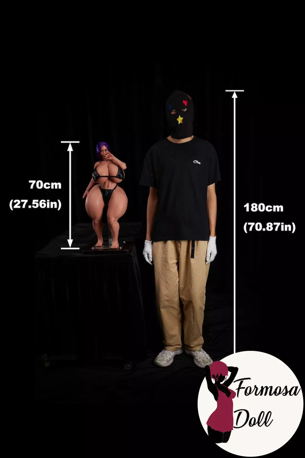 Dazia  Si70cm SP Super Curvy Mini Doll  – Silicone 70cm (27.5in)