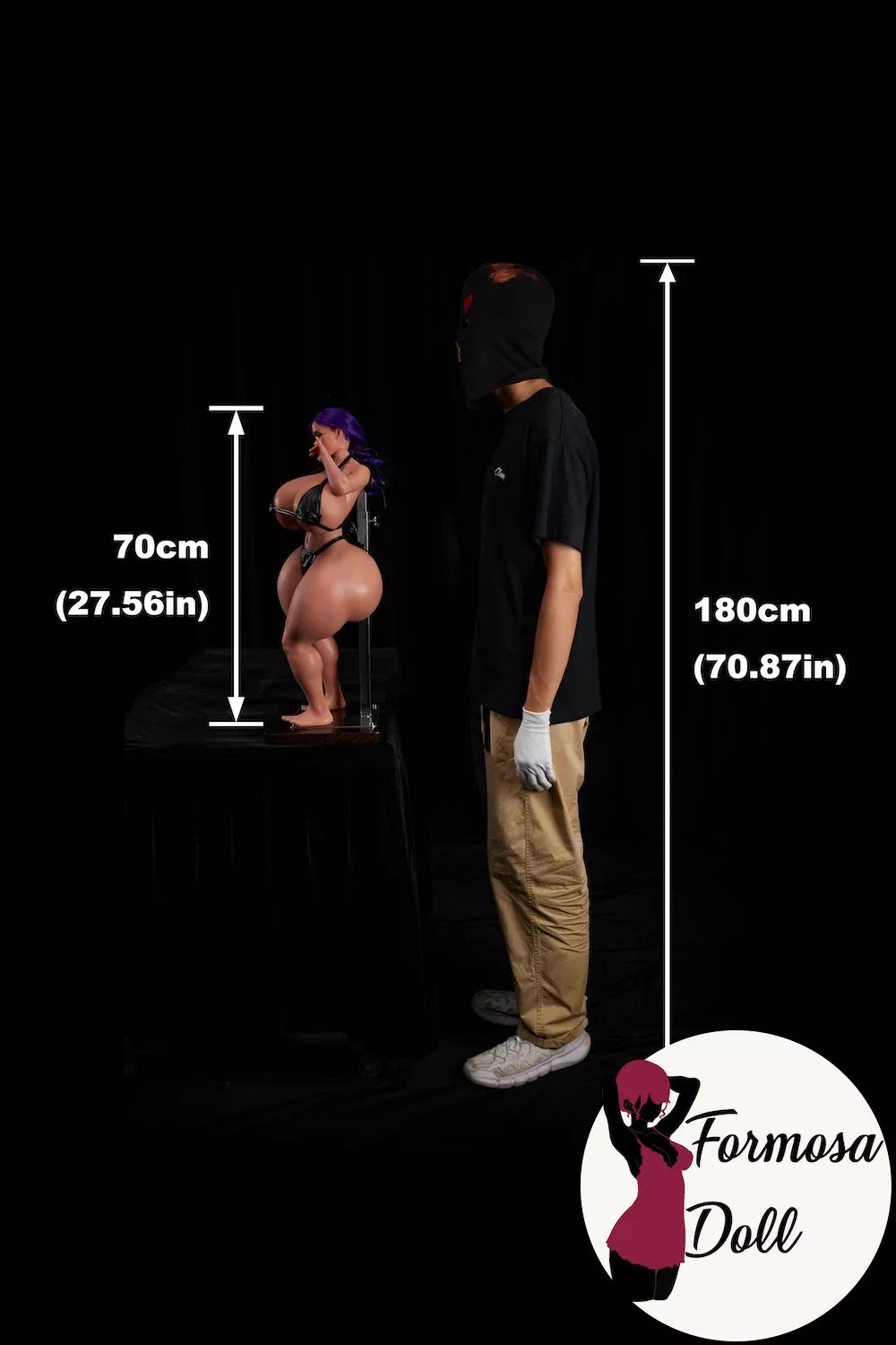 Dazia  Si70cm SP Super Curvy Mini Doll  – Silicone 70cm (27.5in)