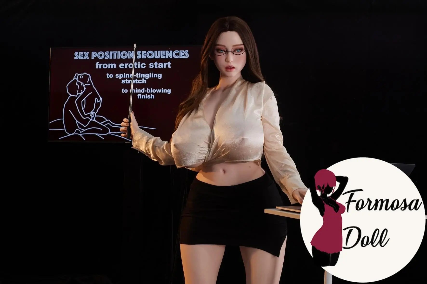 Lottie 161cm Silicone Sex Doll Seductive Teacher by CLM Formosa Doll Lottie 161cm Silicone Sex Doll Seductive Teacher by CLM Formosa Doll