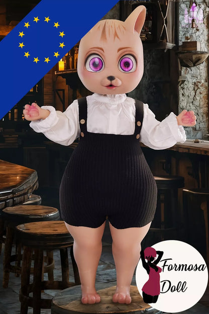 Bearrie – Sex doll furry ours anthro en silicone souple – 90 cm Stock EU
