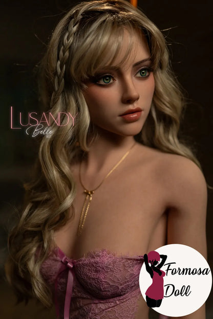 Belle Slim Silicone Sex Doll with B Cup & Blonde Hair - 167cm