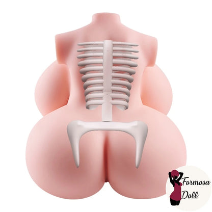 Lucy - Bambola del sesso Futanari da 20 kg (44 libbre) con ingresso profondo del capezzolo