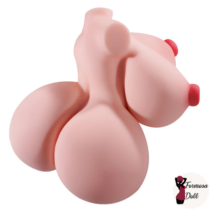 Big Lucy 10,88kg (23,99lbs) - Bambola Sessuale Torso Masturbatore con Penetrazione del Capezzolo