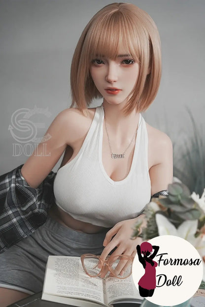 Bridget A – Sex doll asiatique en silicone cheveux courts – 161 cm