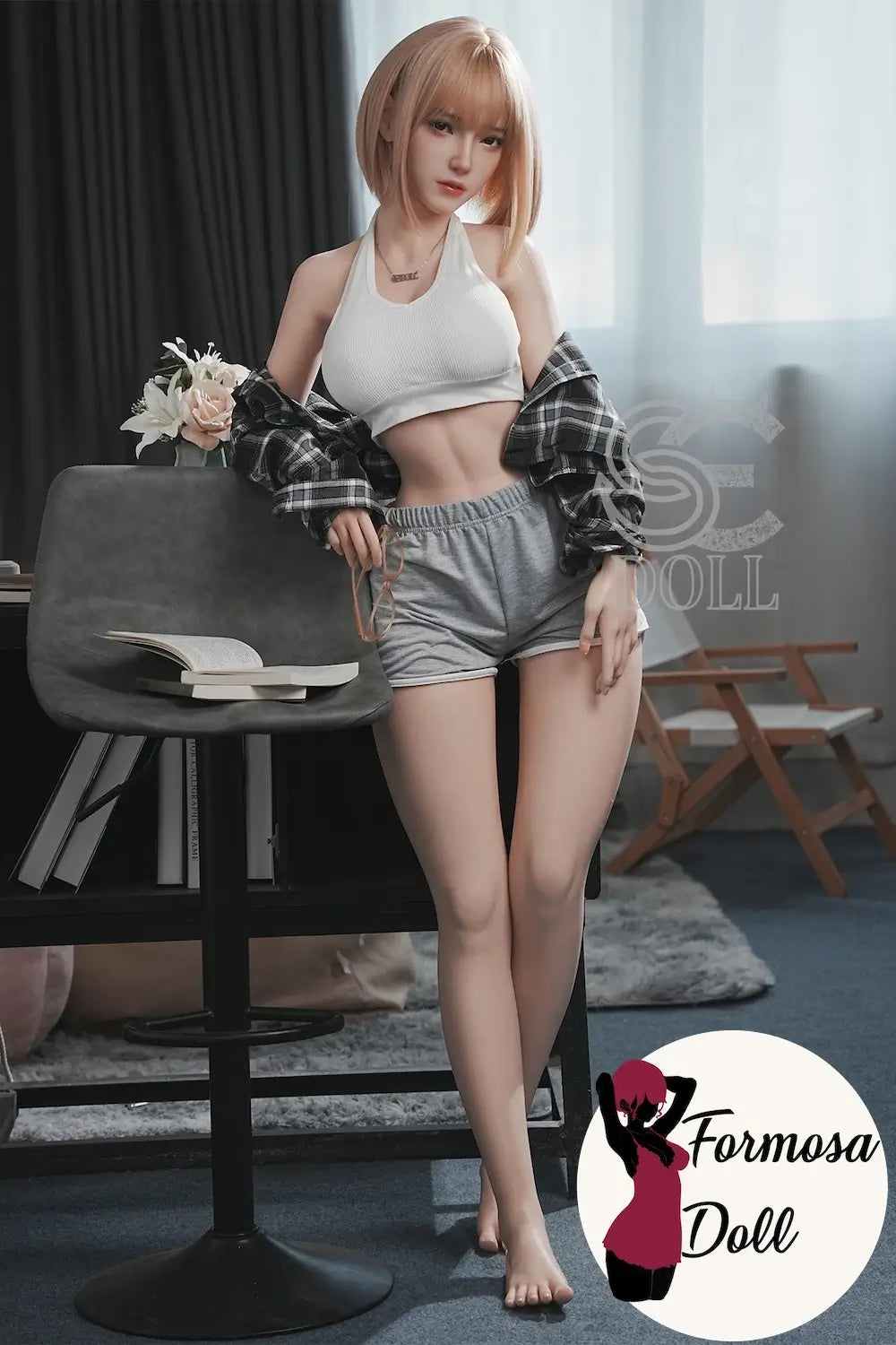 Bridget A - Short Hair Asian Silicone Sex Doll 161cm (5ft3)