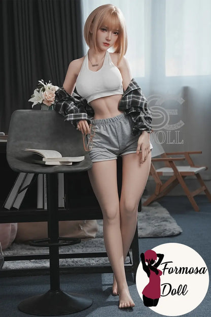 Bridget A – Sex doll asiatique en silicone cheveux courts – 161 cm