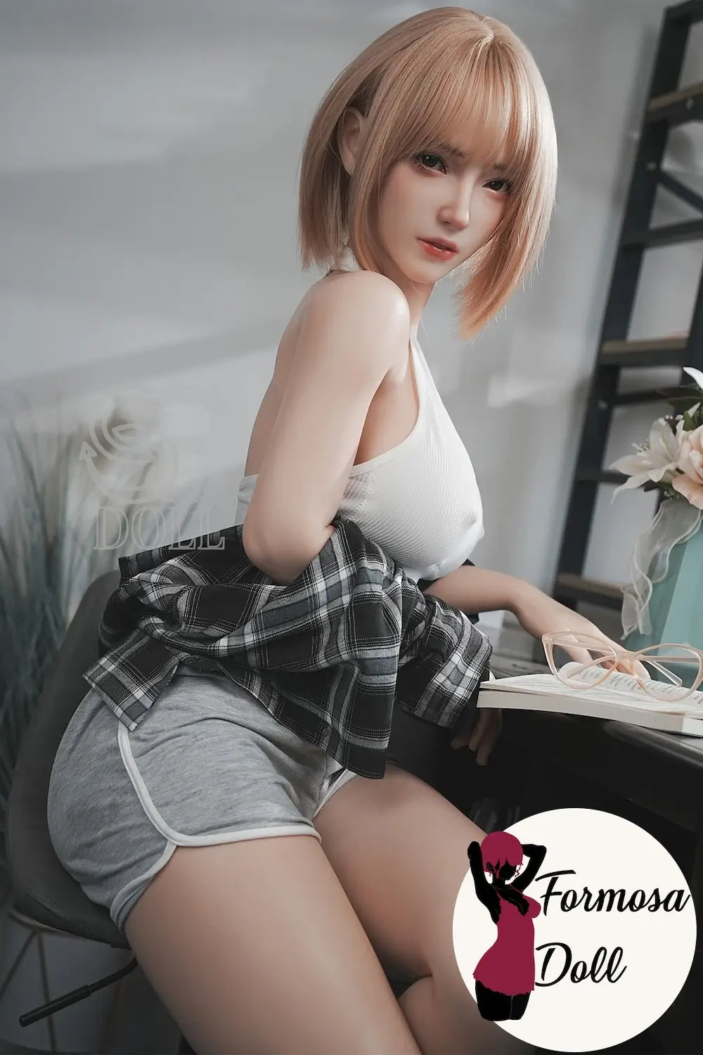 Bridget A - Short Hair Asian Silicone Sex Doll 161cm (5ft3)
