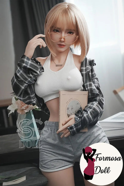 Bridget A – Sex doll asiatique en silicone cheveux courts – 161 cm