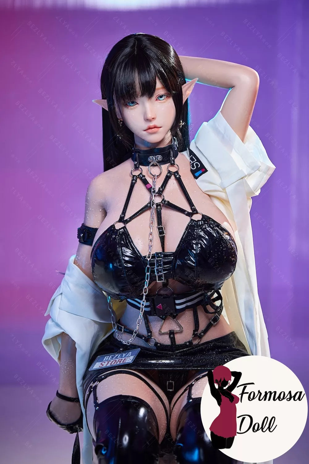 Calla 2.2CF Asian Elf Sex Doll in Silicone with Huge Breasts - Series 157cm