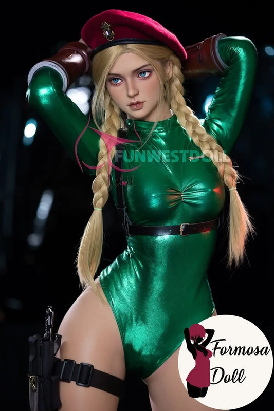 Lily 157 cm (5ft1) - Cammy Street Fighter Cosplay TPE Sex Doll