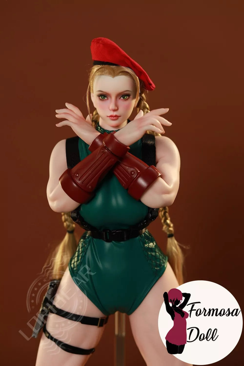 Cammy White Cosplay Mini Silicone Sex Doll - 65cm (25.6in)