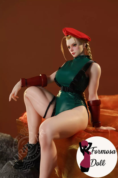 Mini poupée sexuelle en silicone 65 cm inspirée de Cammy White