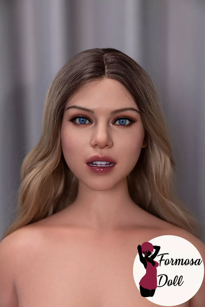 Carlee Blonde Sex Doll in Silicone with G Cup & ROS - 170cm