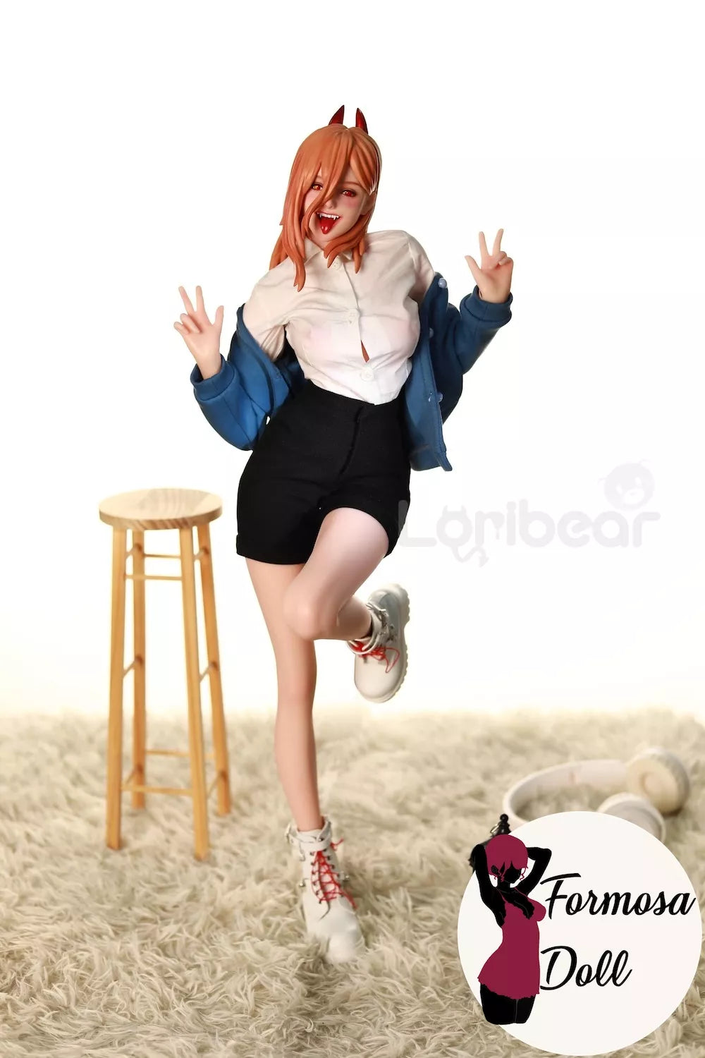 Power Girl Sex Doll Chainsaw Man Silicone Figure - 76.5cm Formosa Doll Power Girl Sex Doll Chainsaw Man Silicone Figure - 76.5cm Formosa Doll