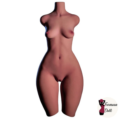 877# Bambola del Sesso Realistica Torso Nera in TPE 27,3kg - Magazzino UE