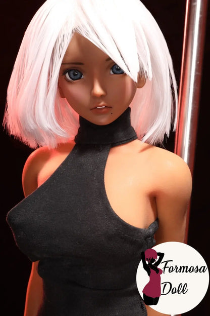 Shirley CLM J60 Pole Dancer - Mini sex doll with dark skin