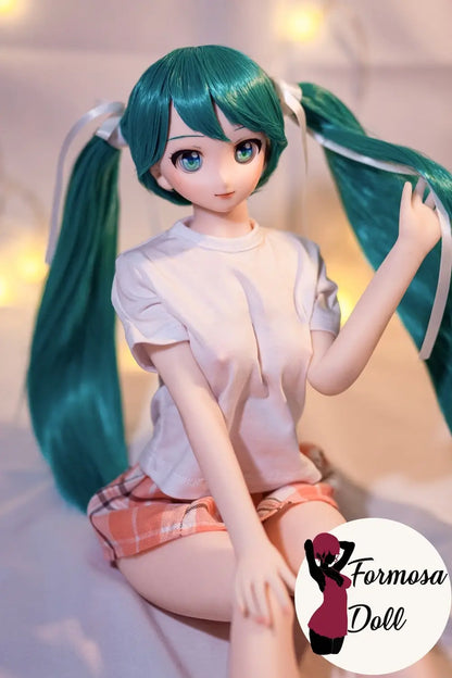 CLM J60 – Mini poupée sexuelle en silicone avec tête en vinyle | L'icône pop virtuelle japonaise