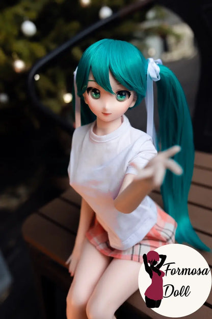 CLM J60 – Mini poupée sexuelle en silicone avec tête en vinyle | L'icône pop virtuelle japonaise