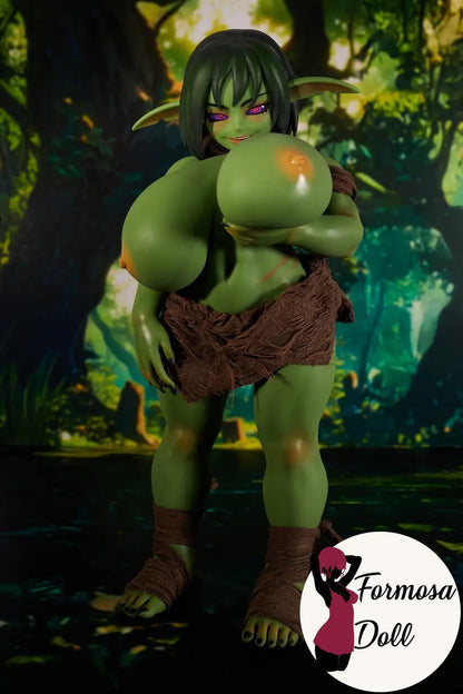 Zarga - Mini Sex doll Goblin in silicone | 70 cm (27,5 pollici)