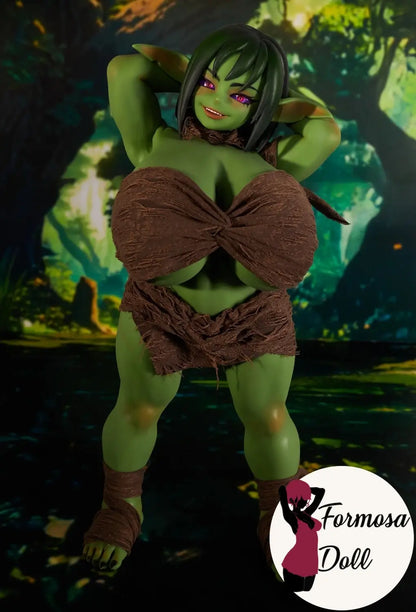 Zarga - Mini Sex doll Goblin in silicone | 70 cm (27,5 pollici)