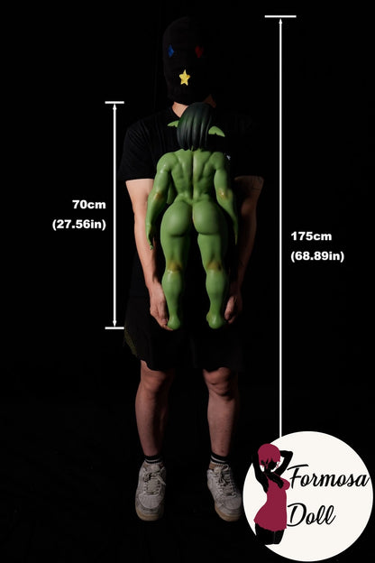 Zarga - Mini Sex doll Goblin in silicone | 70 cm (27,5 pollici)