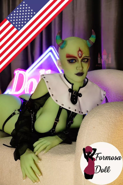 Eugenia E A4 - Demon Sex Doll with 3 Eyes - TPE 5f5 US STOCK