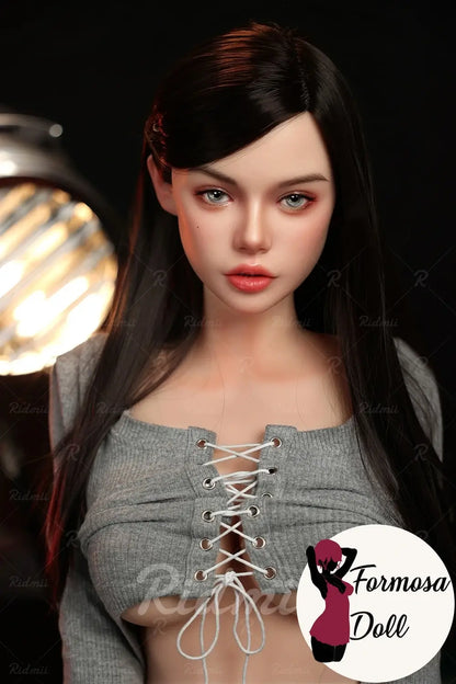 Fiora – Bambola realistica ibrida testa in silicone morbido + corpo TPE – 164 cm