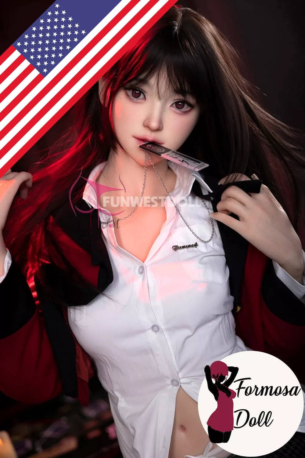 Yumeko Jabami Cosplay Sex Doll (5ft2) | US stock