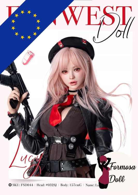 White Lucy FSD044 Silicone Sex Doll with G Cup -157cm EU STOCK
