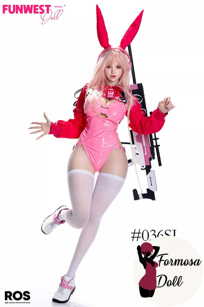 White Lily Silicone Sex Doll with Realistic Skin Texture & G-Cup - 157cm