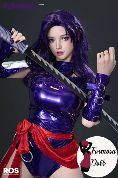 Chloe Kunoichi Sex Doll in Silicone with F Cup - 159 cm