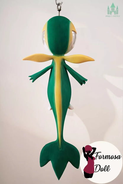 Serivy – Fapdoll Furry Ispirazione Pokémon in Silicone – 80 cm